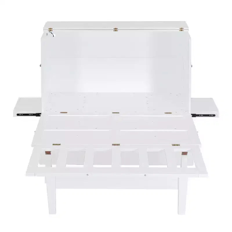 Lit escamotable avec port USB et étagères amovibles