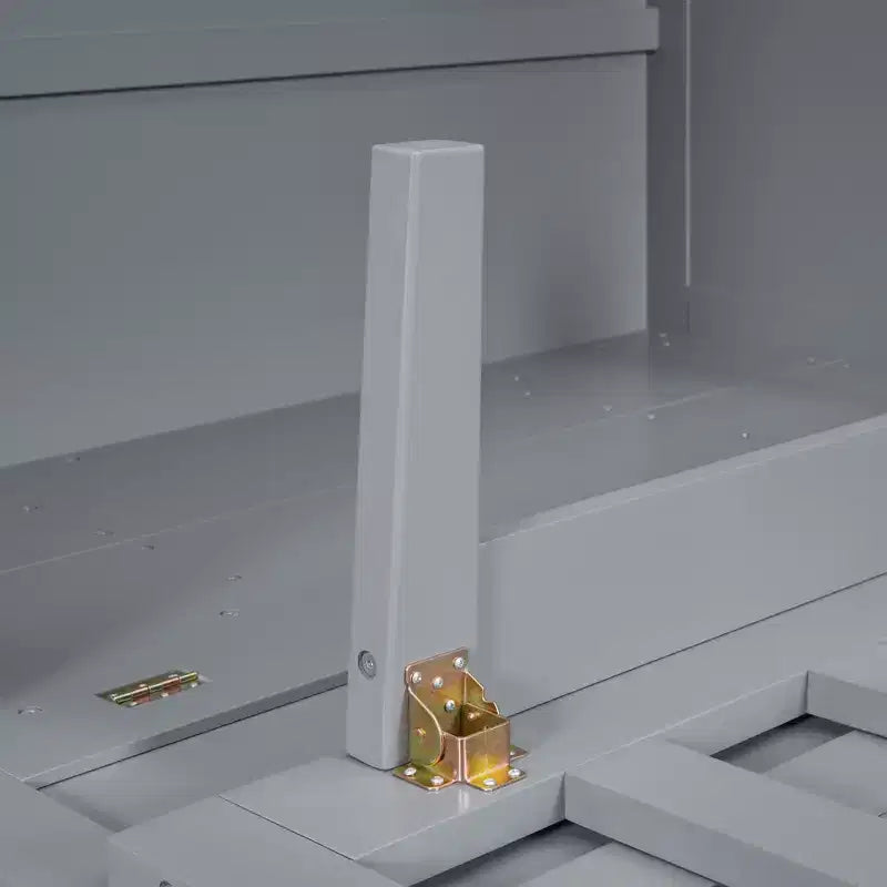 Lit escamotable avec port USB et étagères amovibles