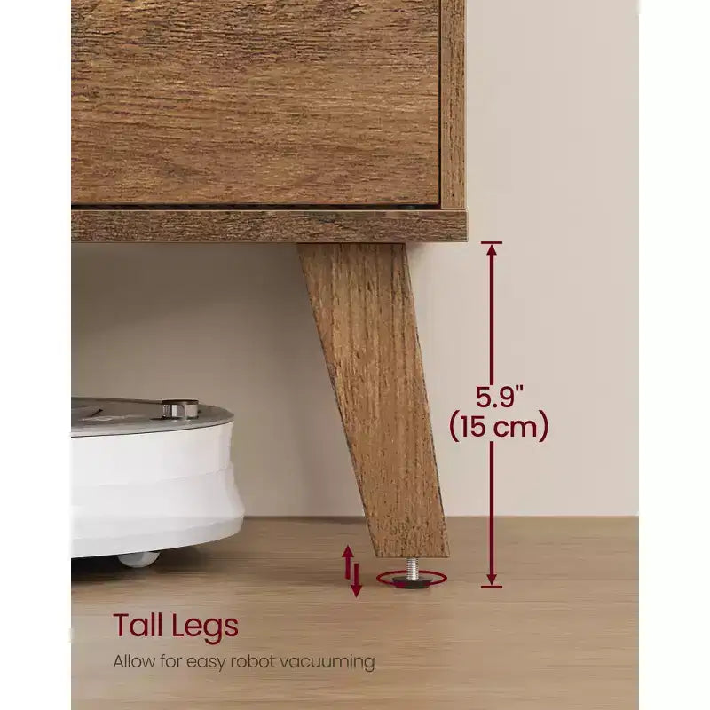 Meuble TV pour téléviseurs de 65 pouces, meuble de divertissement avec étagère réglable, console média de 58 pouces de long, pour salon, chambre à coucher