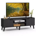 VASAGLE TV Stand for 65-Inch TVs,Entertainment Center with Adjustable Shelf,58-Inch Long Media Console Table,for Living Room, Bedroom