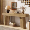 Lantine 70.9-Inch Long Console Table, Farmhouse Narrow Entryway Table for Living Room, Hallway, Entrance, Foyer (Natural)