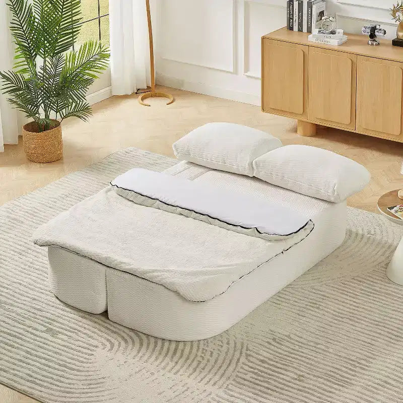 Canapé-lit convertible 74,8, canapé pliant 2 en 1 avec coussin et couverture, canapé-lit pour salon, chambre et appartement, aucun assemblage requis
