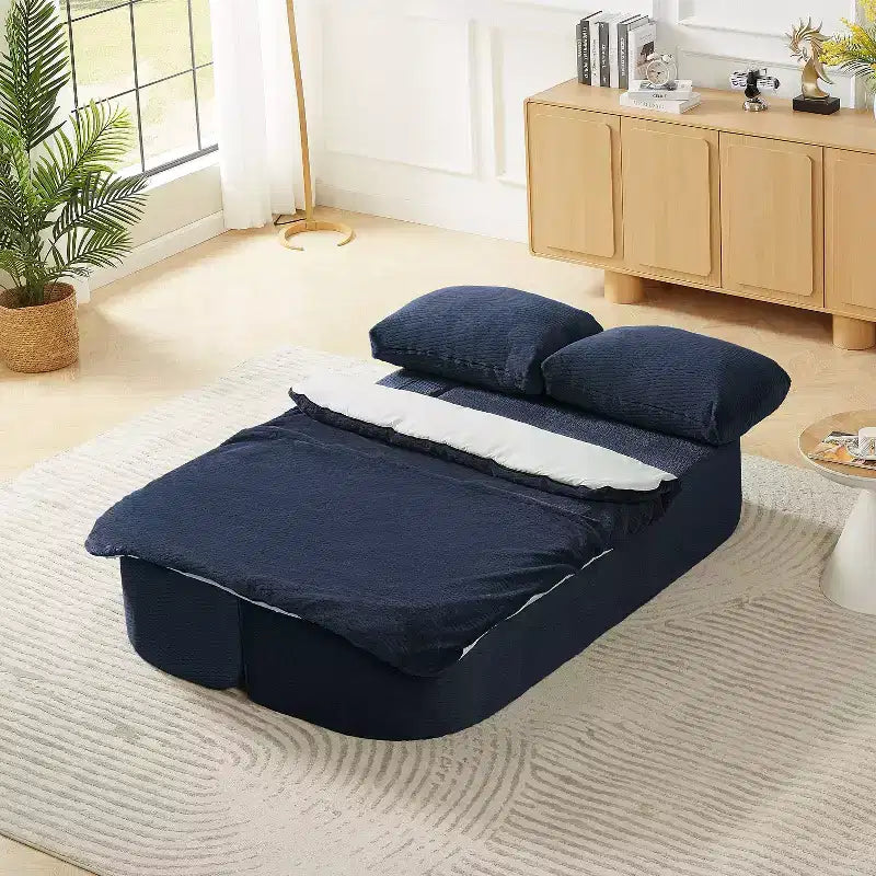 Canapé-lit convertible 74,8, canapé pliant 2 en 1 avec coussin et couverture, canapé-lit pour salon, chambre et appartement, aucun assemblage requis
