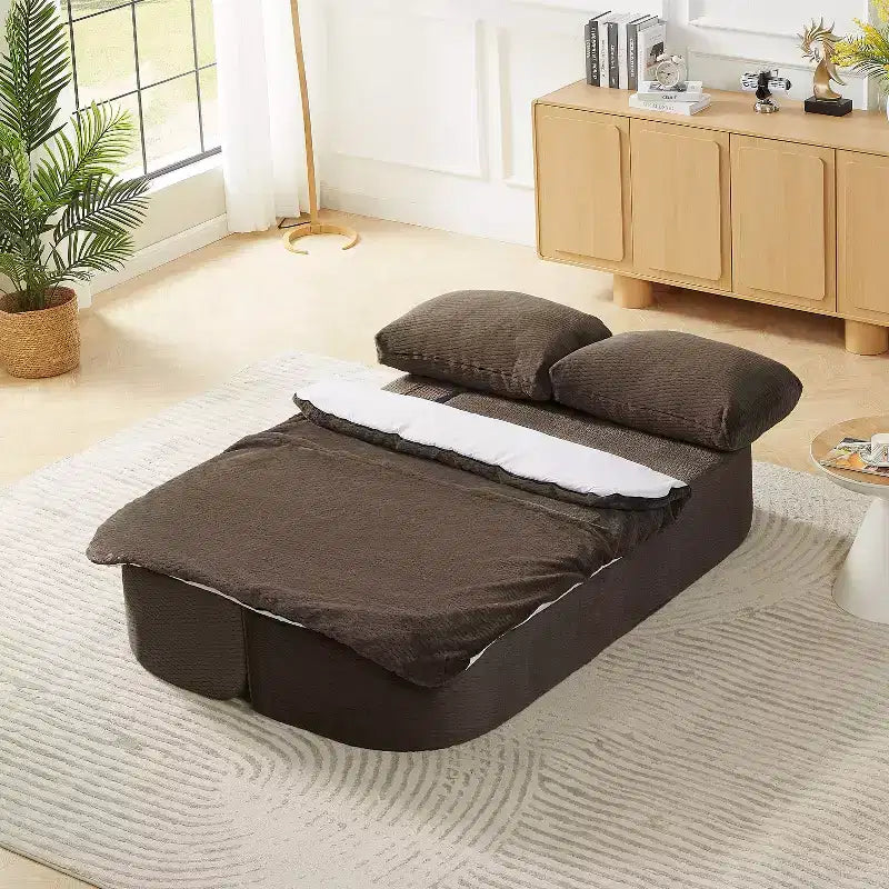 Canapé-lit convertible 74,8, canapé pliant 2 en 1 avec coussin et couverture, canapé-lit pour salon, chambre et appartement, aucun assemblage requis