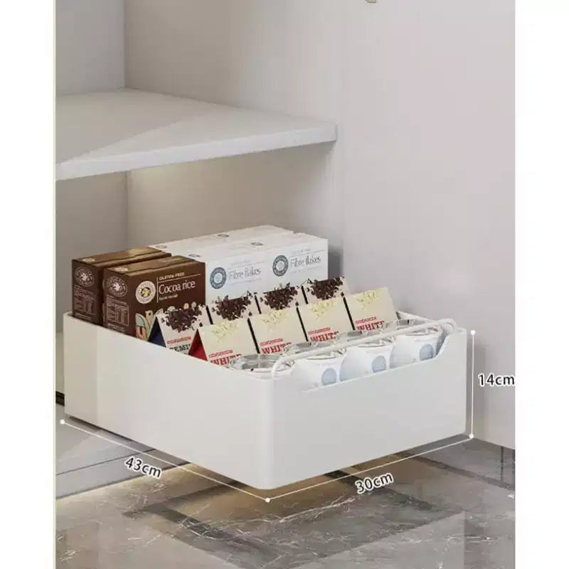 Étagère coulissante pour cuisine, largeur 30 cm, rangement multifonctionnel, pour tiroir/sous-évier,