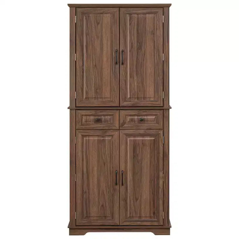 Meuble de cuisine de 180 cm avec organisateurs coulissants, 6 étagères de porte et tiroirs