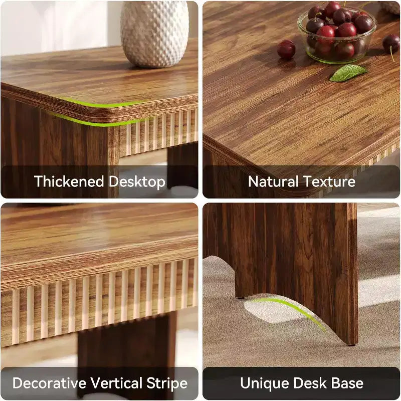 Table à manger de 140 cm avec 2 bancs, ensemble table et bancs pour 4 à 6 personnes, table de cuisine style ferme avec banc, ensemble table de salle à manger