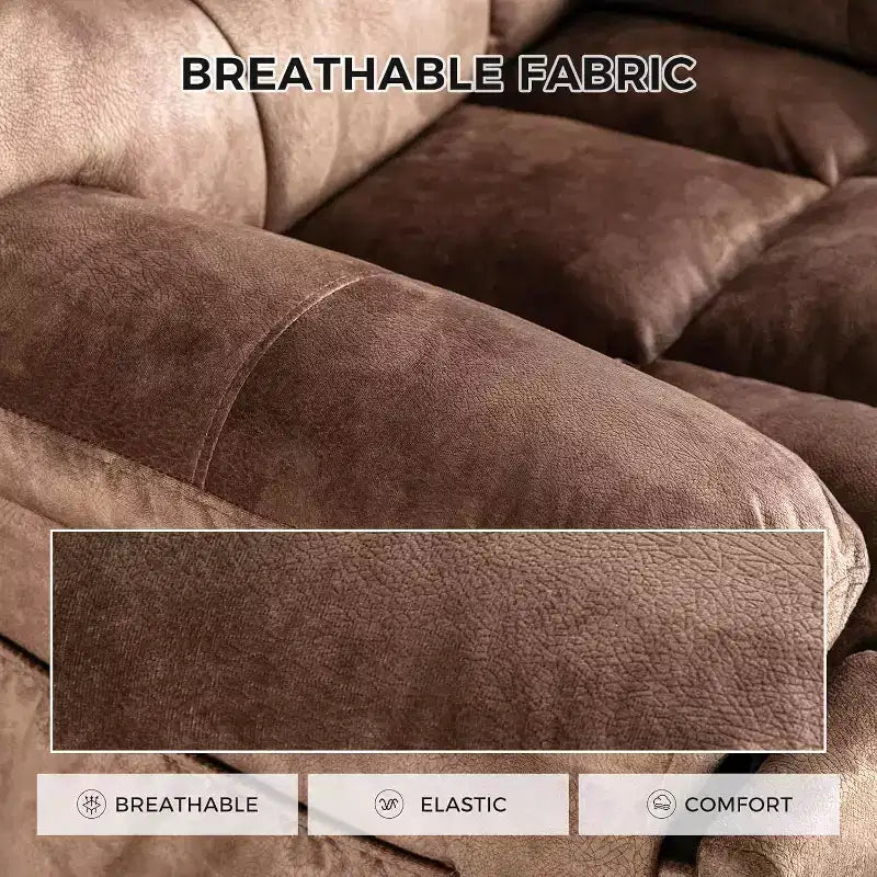 Fauteuil inclinable releveur électrique avec massage et chaleur pour personnes âgées, robuste, sûr, siège plus large