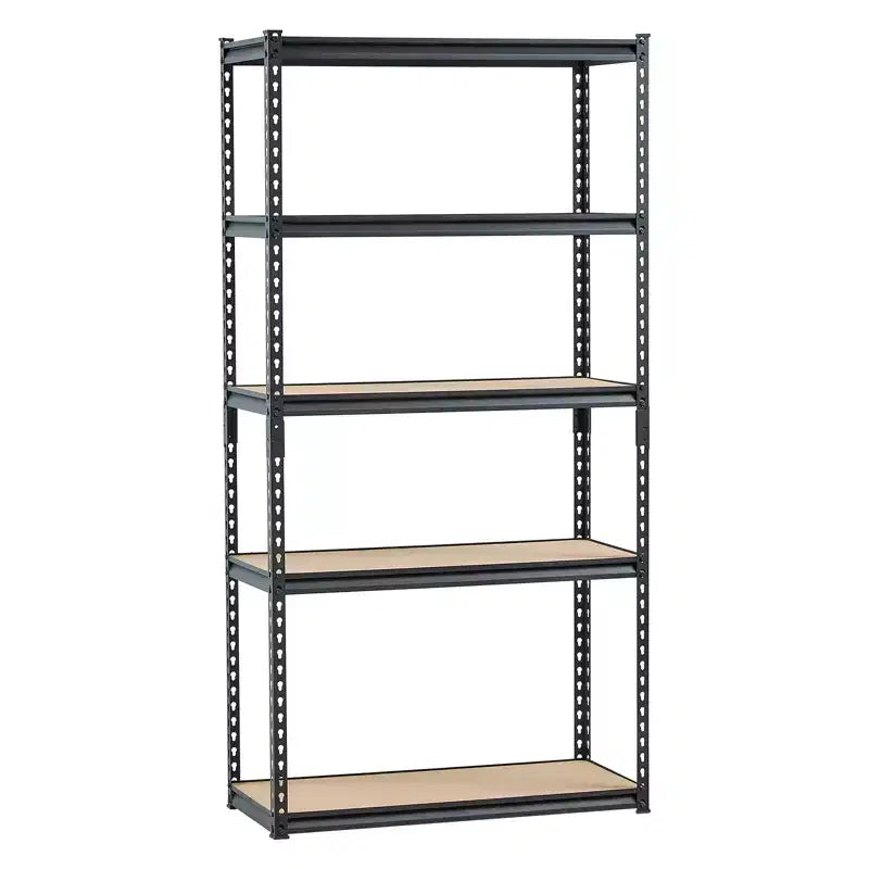 VEVOR Storage Shelves, 2000 lbs, 5 Tier Garage Storage Shelving, 16Dx36Wx71.4H Adjustable Metal Shelves for Garage Shelves Utility Rack Shelf,Black